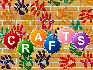 Image showing Crafts Craft Indicates Artistic Artist And Draw