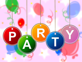 Image showing Party Kids Shows Youths Parties And Child