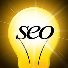 Image showing Seo Internet Represents World Wide Web And Optimizing