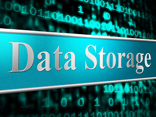 Image showing Data Storage Shows Hardware Datacenter And Server