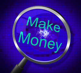 Image showing Make Money Indicates Earns Research And Wage