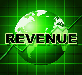 Image showing Revenue Graph Represents Income Graphs And Diagram