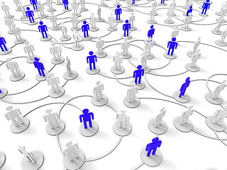 Image showing People Network Indicates Communication Www And Debate