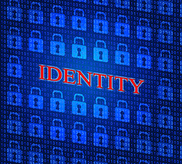Image showing Identity Online Means World Wide Web And Www
