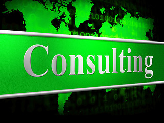 Image showing Consulting Consult Means Seek Information And Advice