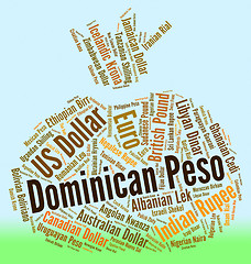 Image showing Dominican Peso Means Worldwide Trading And Coin