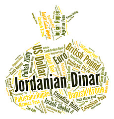 Image showing Jordanian Dinar Represents Currency Exchange And Broker