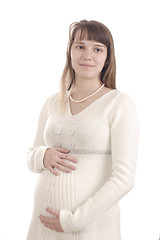 Image showing Smiling pregnant woman