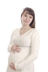 Image showing Smiling pregnant woman II