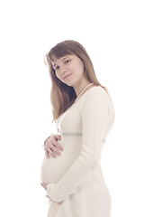 Image showing Smiling pregnant woman V