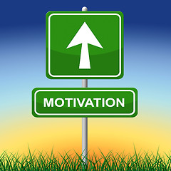 Image showing Motivation Sign Represents Do It Now And Advertisement