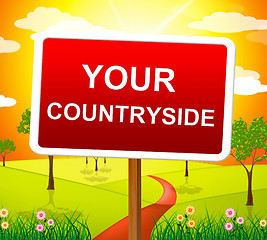 Image showing Your Countryside Indicates Landscape Owned And Picturesque