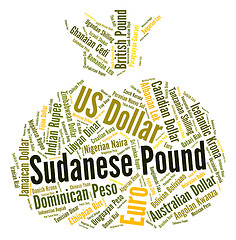 Image showing Sudanese Pound Indicates Foreign Currency And Coin