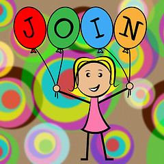 Image showing Join Balloons Shows Sign Up And Application