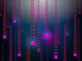 Image showing Background Matrix Indicates Light Burst And Encrypted