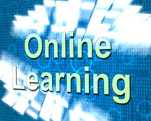 Image showing Online Learning Shows World Wide Web And College
