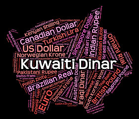 Image showing Kuwaiti Dinar Indicates Foreign Exchange And Currency