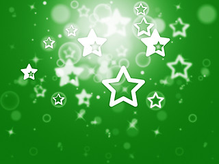 Image showing Stars Background Shows Glitter Stars Or Glowing Wallpaper\r