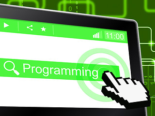 Image showing Programming Programmer Represents World Wide Web And Development