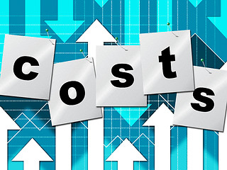 Image showing Costs Expenses Means Budgeting Buy And Accounting