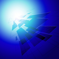 Image showing Geometric Style Background Shows Modern Digital Art Or Design\r