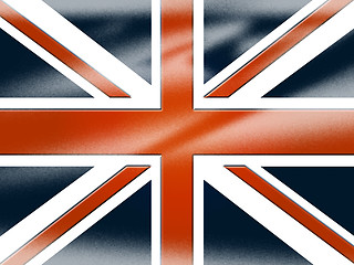 Image showing Union Jack Shows United Kingdom And Britain