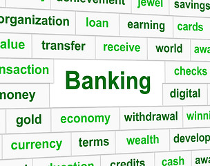 Image showing Finances Banking Indicates Investment Figures And Accounting