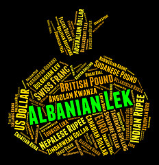 Image showing Albanian Lek Represents Foreign Currency And Currencies