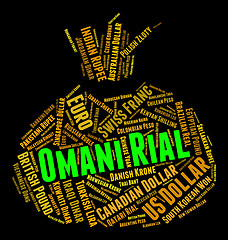 Image showing Omani Rial Means Foreign Currency And Forex