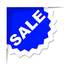 Image showing Sale Label Means Promo Save And Offer