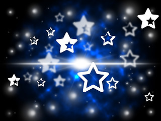 Image showing Stars Background Shows Astronomy And Night Sky\r