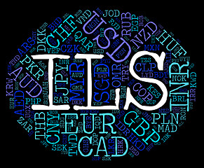 Image showing Ils Currency Means Israel Shekel And Fx