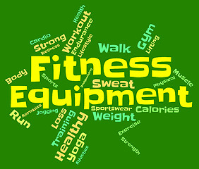 Image showing Fitness Equipment Indicates Physical Activity And Athletic