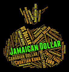 Image showing Jamaican Dollar Represents Currency Exchange And Coinage