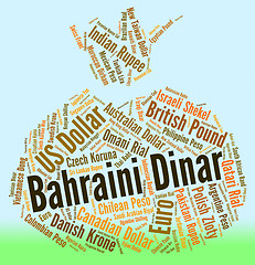 Image showing Bahraini Dinar Indicates Foreign Exchange And Coin