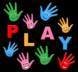 Image showing Playing Play Shows Free Time And Youngsters