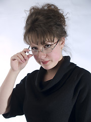 Image showing Lady Boss in glasses