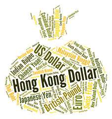 Image showing Hong Kong Dollar Indicates Currency Exchange And Currencies