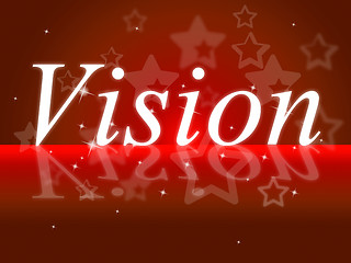 Image showing Goals Vision Indicates Aspire Prediction And Objectives