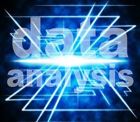 Image showing Data Analysis Shows Analyzing Bytes And Facts