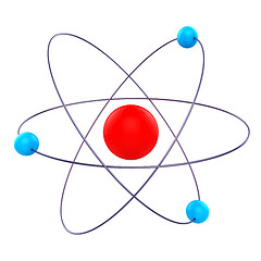 Image showing Atom Molecule Means Formula Chemical And Research