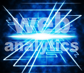 Image showing Web Analytics Means Www Optimize And Online