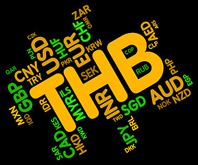 Image showing Thb Currency Shows Foreign Exchange And Broker