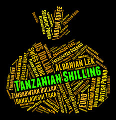 Image showing Tanzanian Shilling Indicates Foreign Currency And Currencies