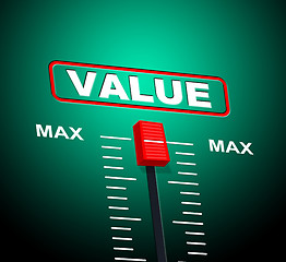 Image showing Value Max Represents Upper Limit And Cost