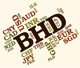 Image showing Bhd Currency Indicates Foreign Exchange And Dinar