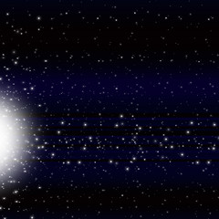 Image showing Shooting Star Background Shows Space Comet And Traveling\r