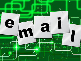 Image showing Emails Email Shows Send Message And Correspond