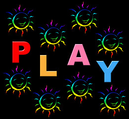 Image showing Playing Play Indicates Free Time And Kid