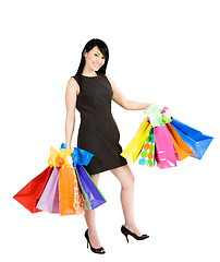 Image showing Shopping woman